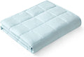 Weighted Blanket 25 lb 60x80 in Light Blue - Calming Sleep