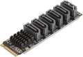M.2 to SATA3.0 Adapter Card - Add Five Full-Speed SATA Ports