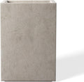 Kante 12.6 in Tall Rectangular Concrete Planter - Modern Lightweight