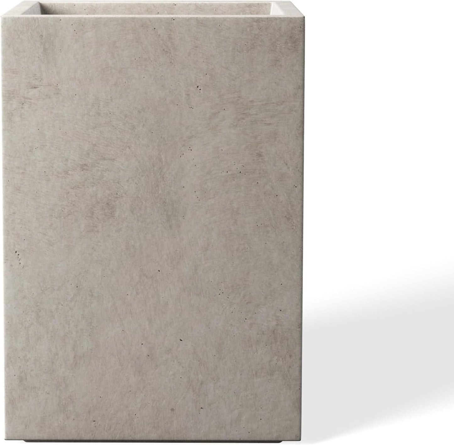 Kante 12.6 H Tall Rectangular Concrete Planters for Home Garden