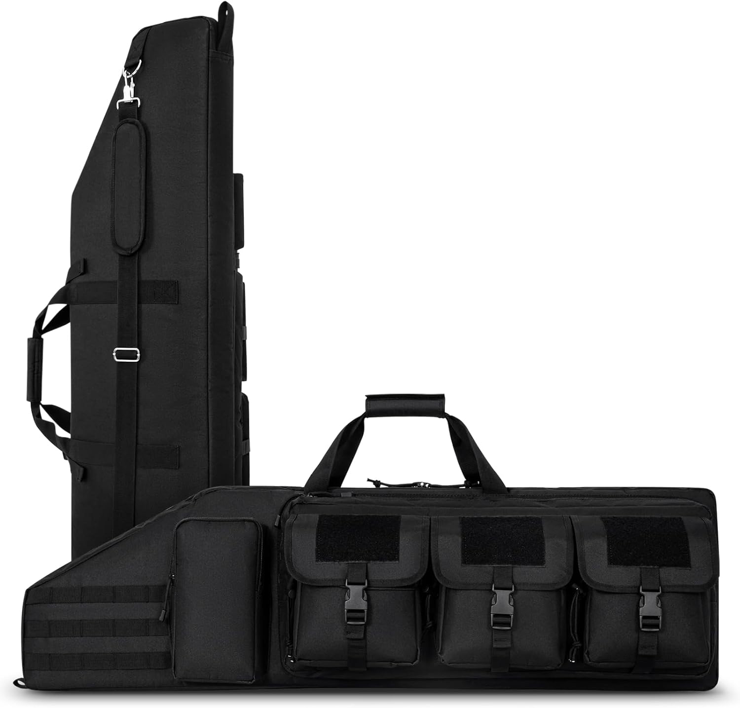 DULCE DOM Double Rifle Case for Tactical Backpack & Hunting