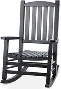 Wood Outdoor Rocking Chair for Patio, Lawn, and Garden Use