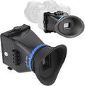 Camera Viewfinder 3X Magnification LCD Magnifier - Clear Sunshade Hood