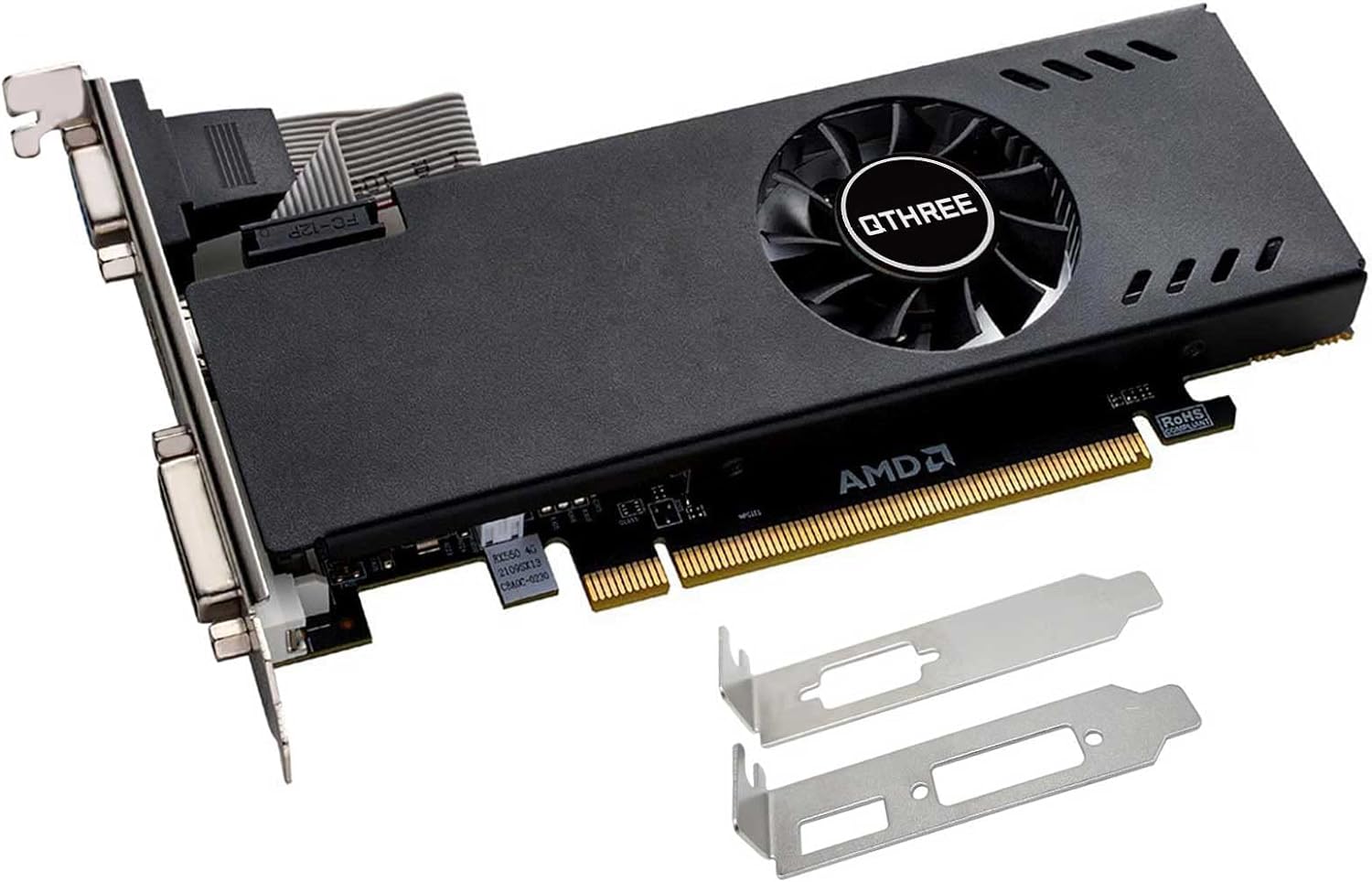 Enhanced Gaming Performance with QTHREE Radeon RX 550 4GB GPU