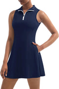 Tennis Dress for Women with Built-In Shorts and Pockets - Comfortable