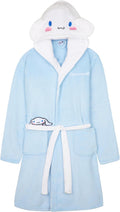 Hello Kitty Sanrio Robe for Girls - Cozy Fleece Hooded Loungewear