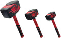 3-Piece Rubber Mallet Set - 10oz 20oz 36oz for Flooring & DIY