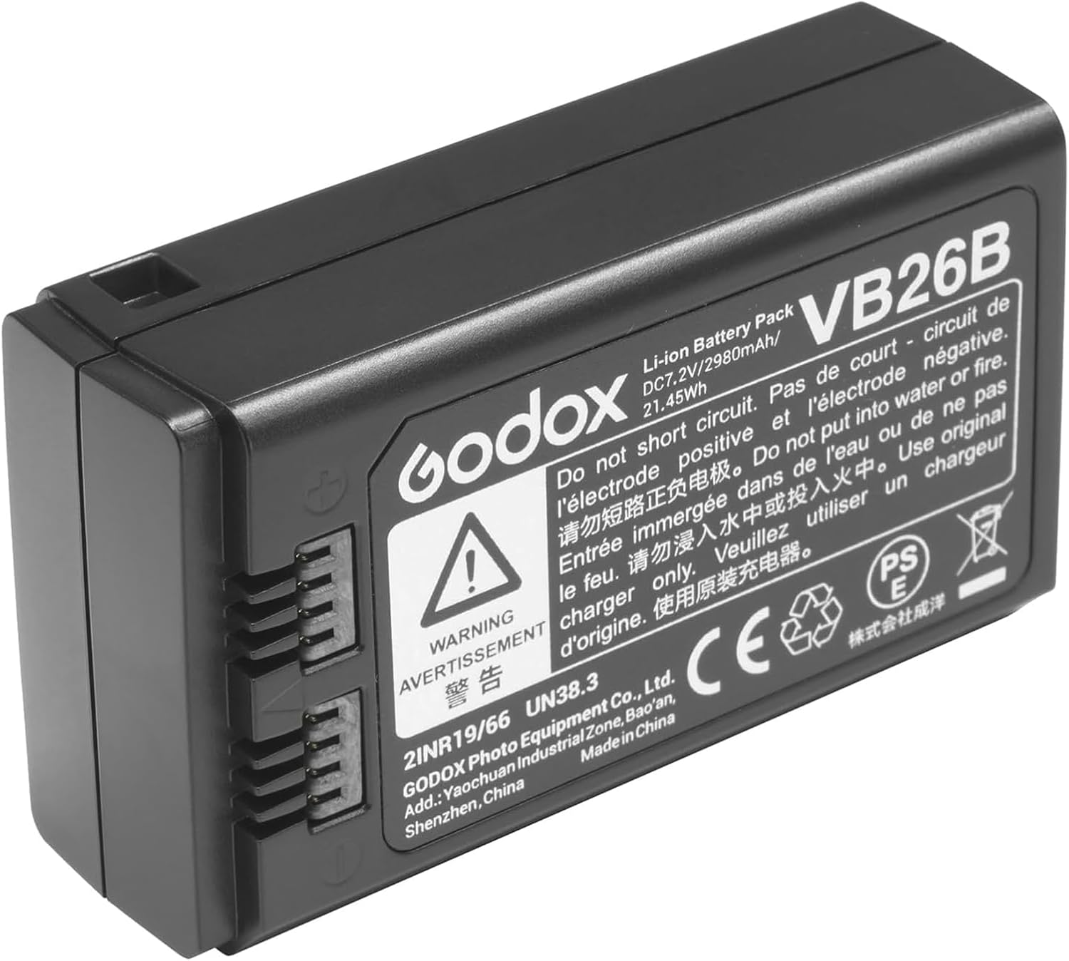 GODOX VB26B Rechargeable Lithium-ion Battery Pack for Speedlights
