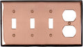 Switch Hits Pink Antique Copper Outlet Wall Plate for Home Decor