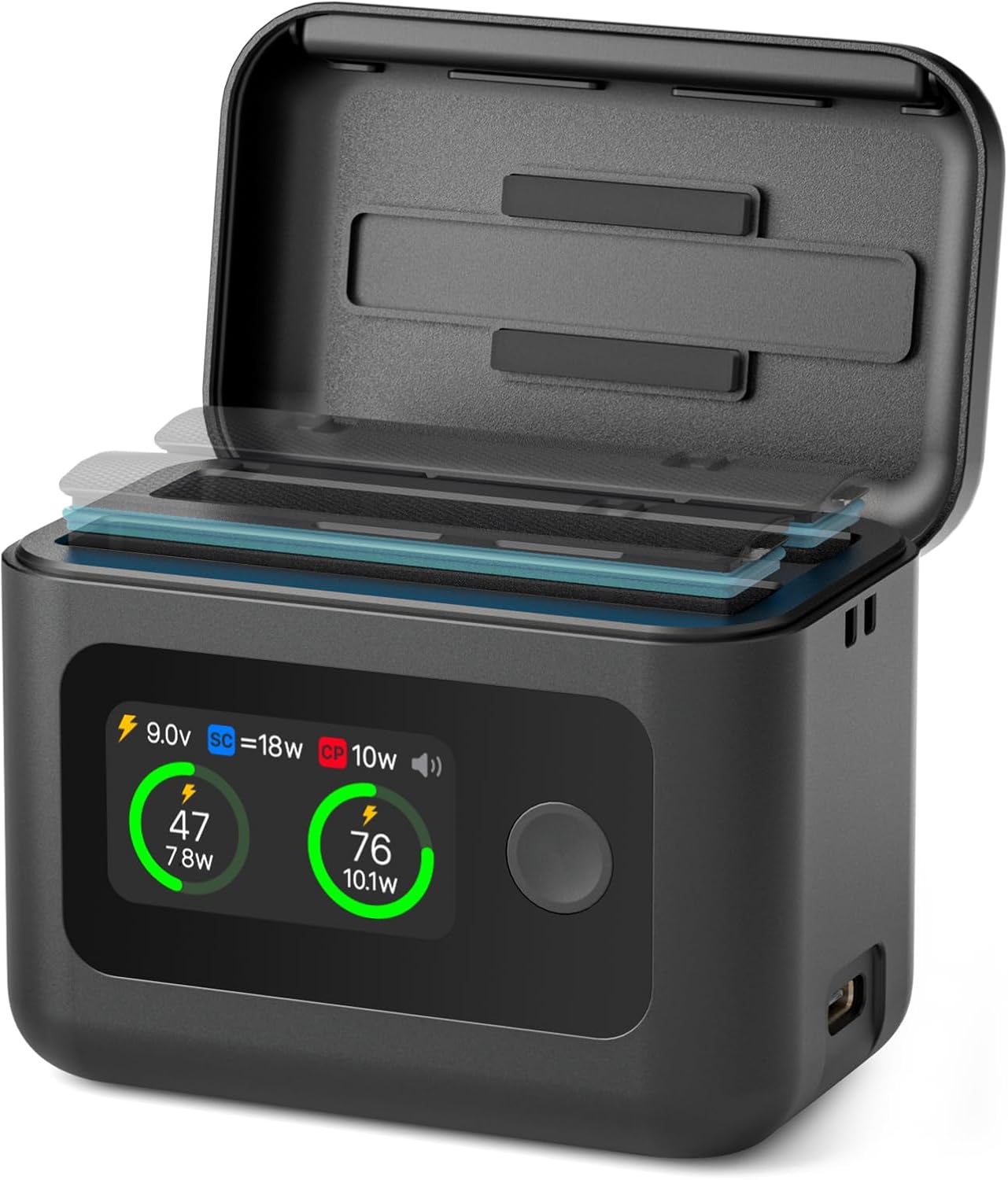 SYMIK Insta 360 X5 Battery Charger: Fast Dual Charging Hub