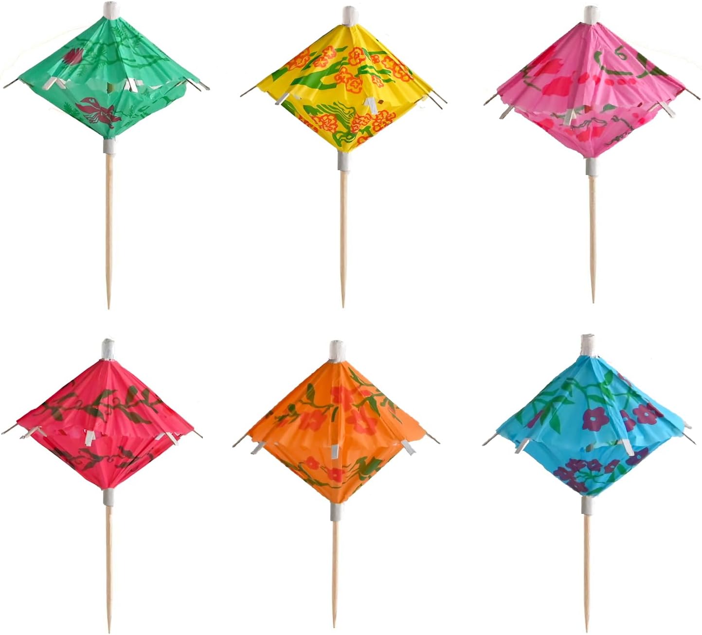 Tropical Luau Cocktail Picks - Beach Party Essential