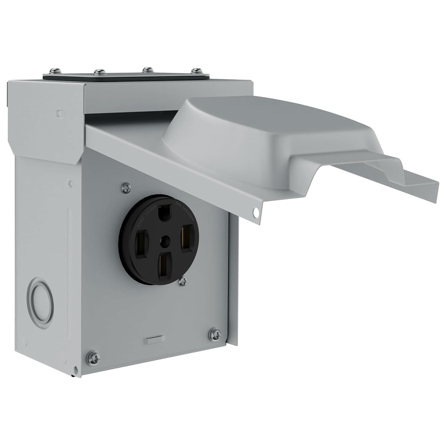 ENERLITES 50 Amp 125/250V RV Power Outlet Box for Outdoor Use