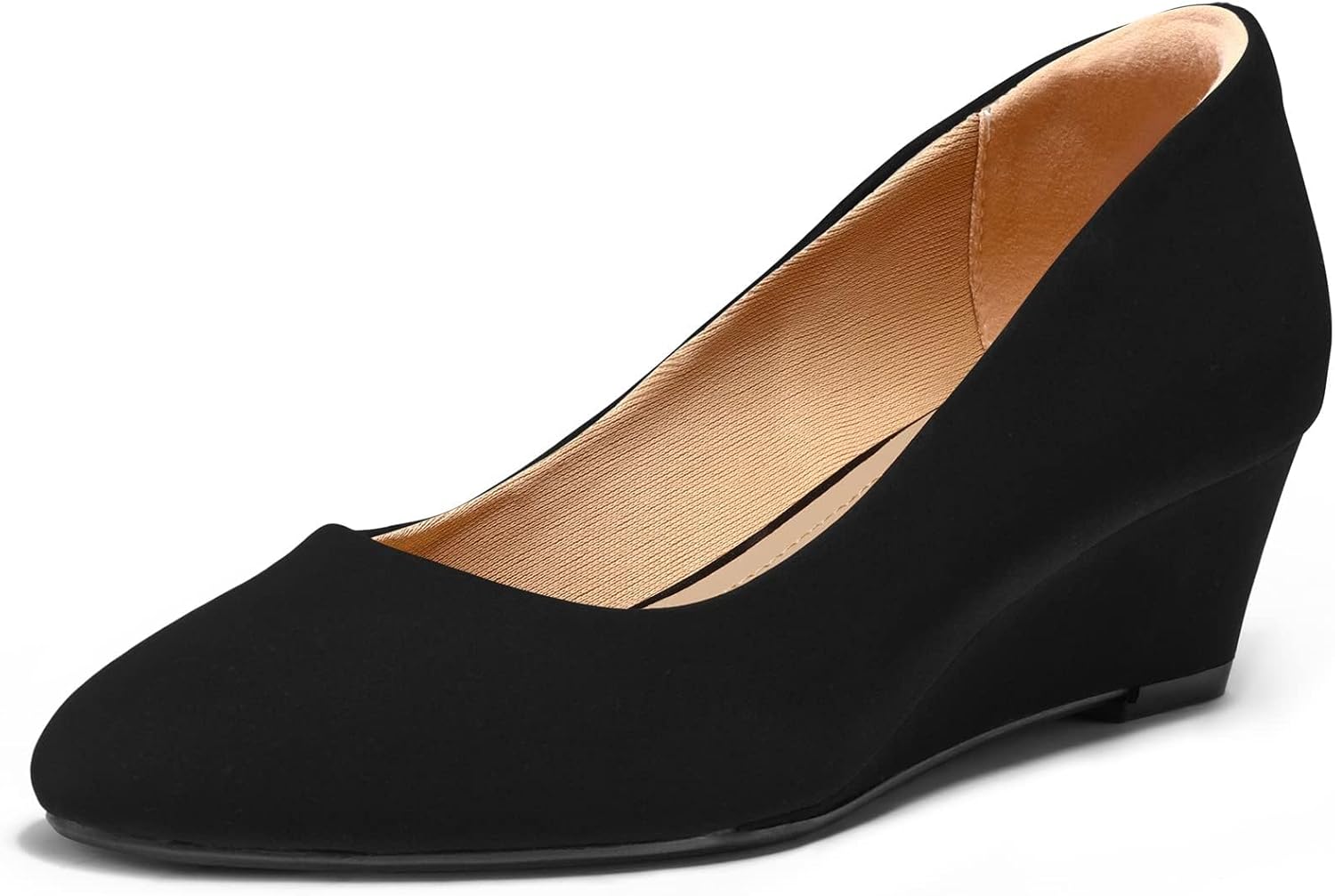 Elegant Women's Wedge Pumps with 2in Low Heel for Comfort