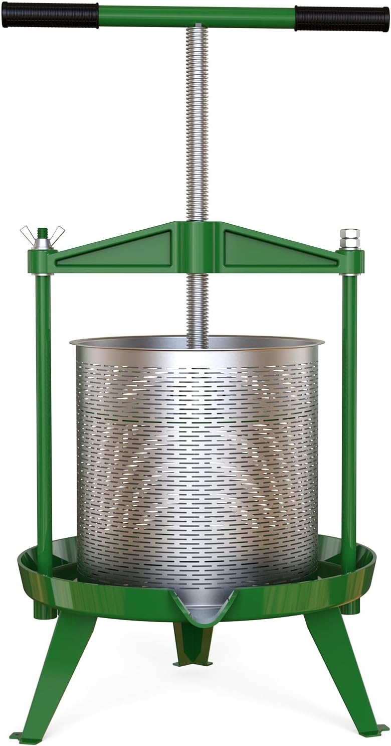 EJWOX Green Fruit Wine Press - Heavy-duty Stainless Steel Maker