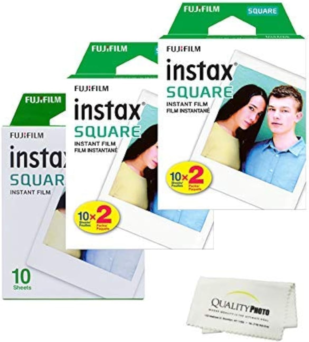 Fujifilm Instax Square Instant Film - 50 Sheets for Memories
