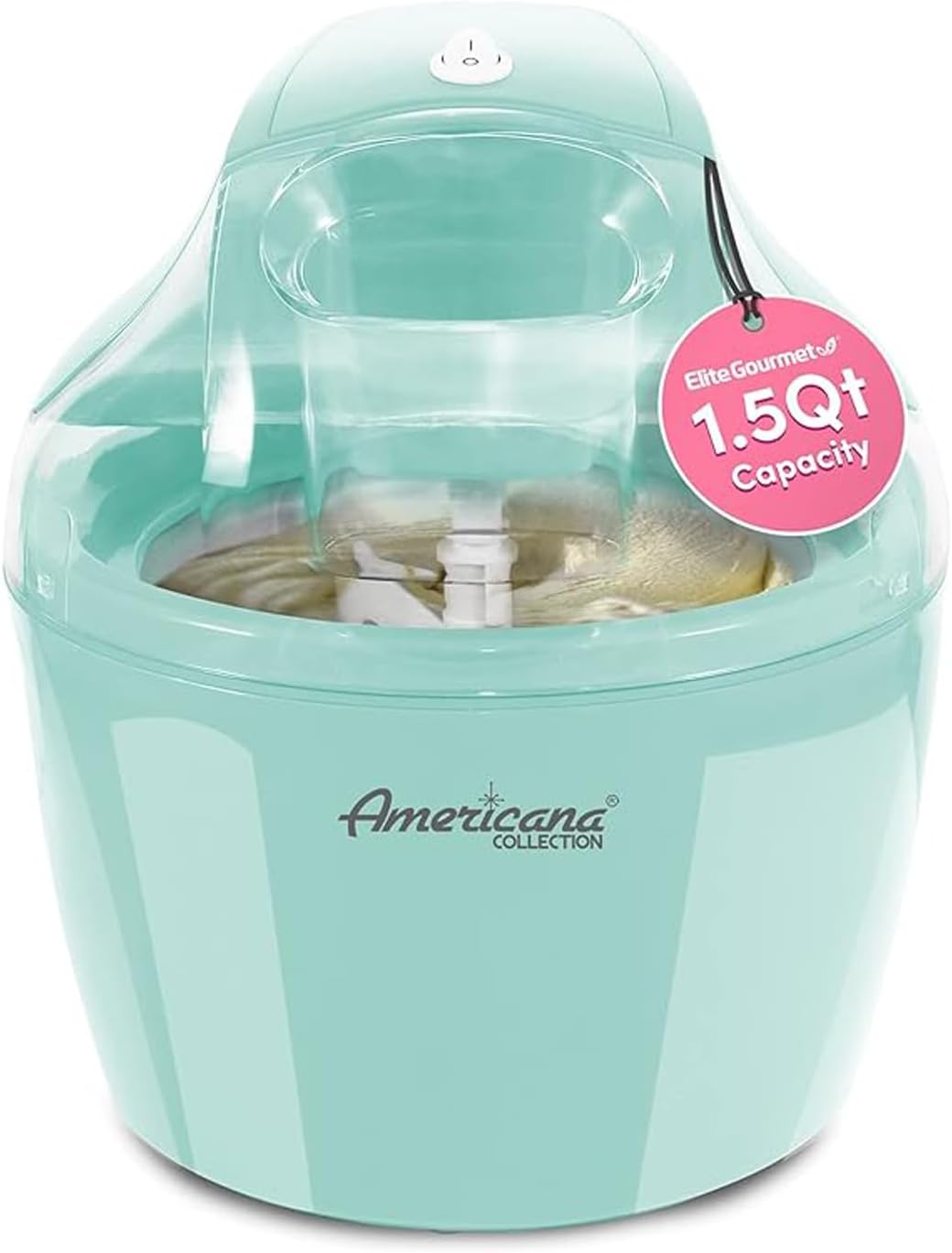 Elite Gourmet Electric Ice Cream Maker | No Salt Needed | Creamy Treats