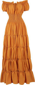 Women's Pirate Peasant Gown Renaissance Costume Dress for Events