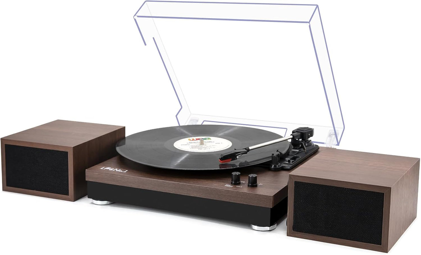 LP&No.1 3-Speed Turntable with Wireless Playback