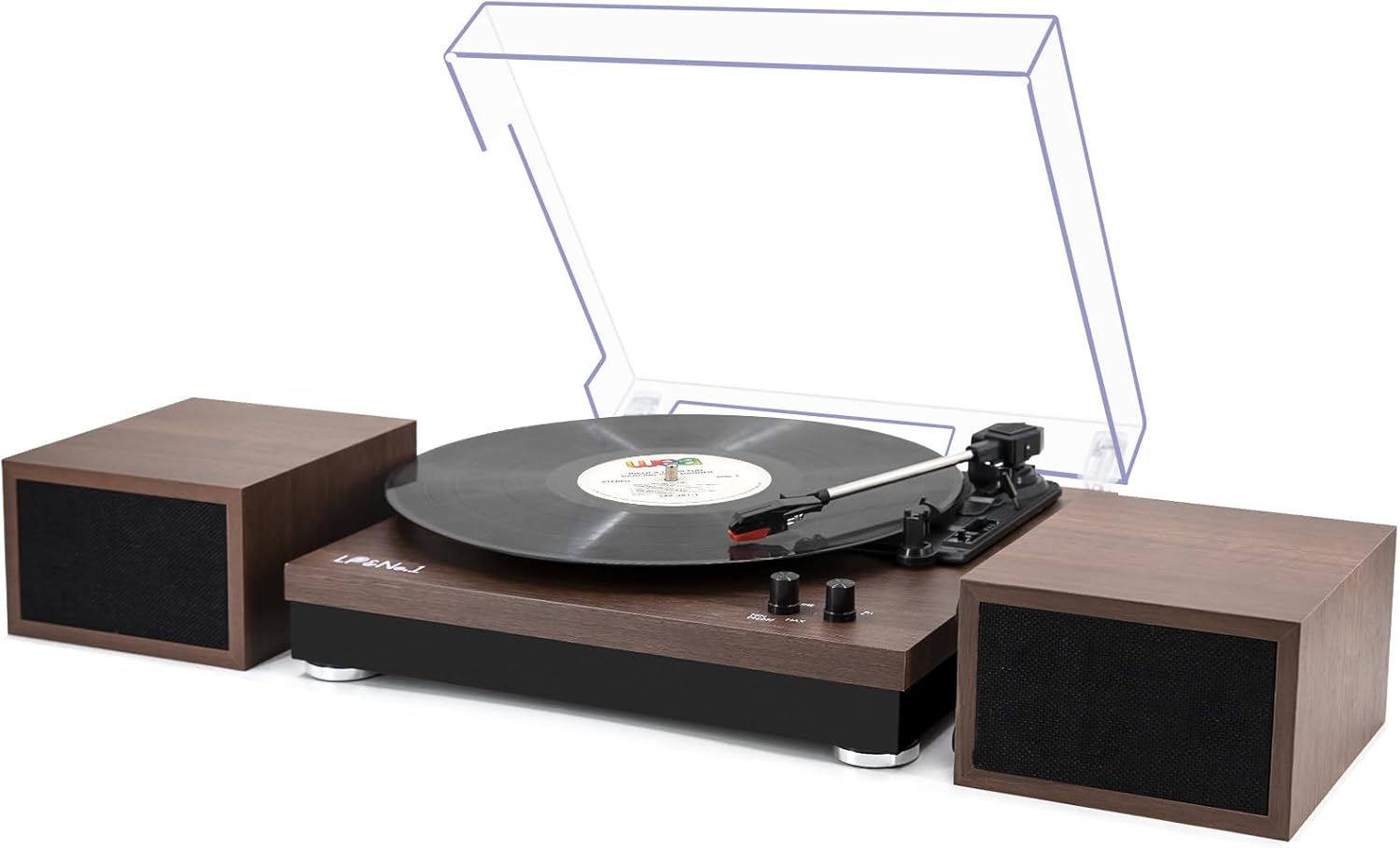 LP&No.1 3-Speed Turntable with Wireless Playback