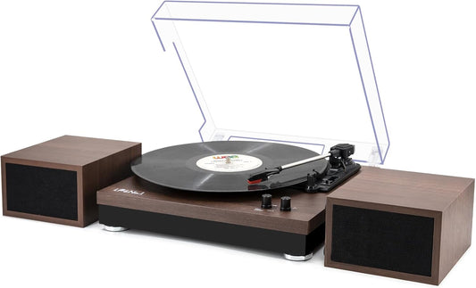 LP&No.1 3-Speed Turntable with Wireless Playback
