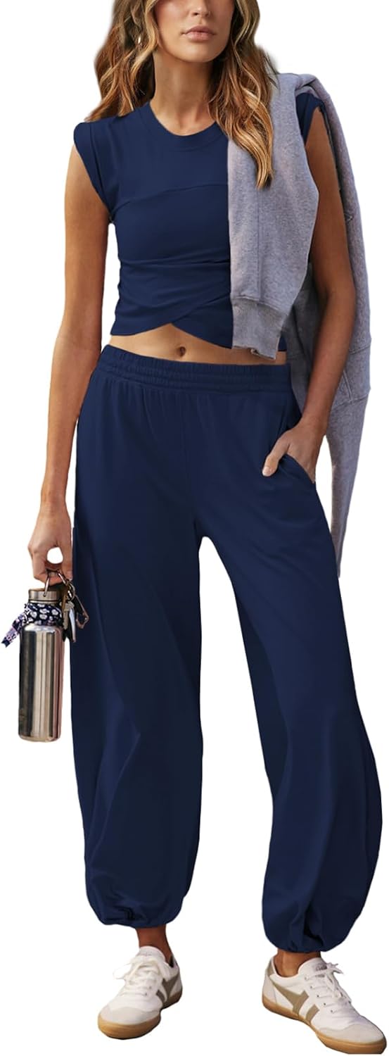 Women 2 Piece Outfit Set Loungewear for Stylish Comfort