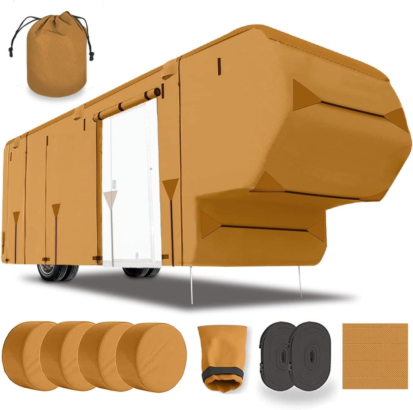 33-37Ft Fifth Wheel RV Cover for Ultimate Protection and Durability