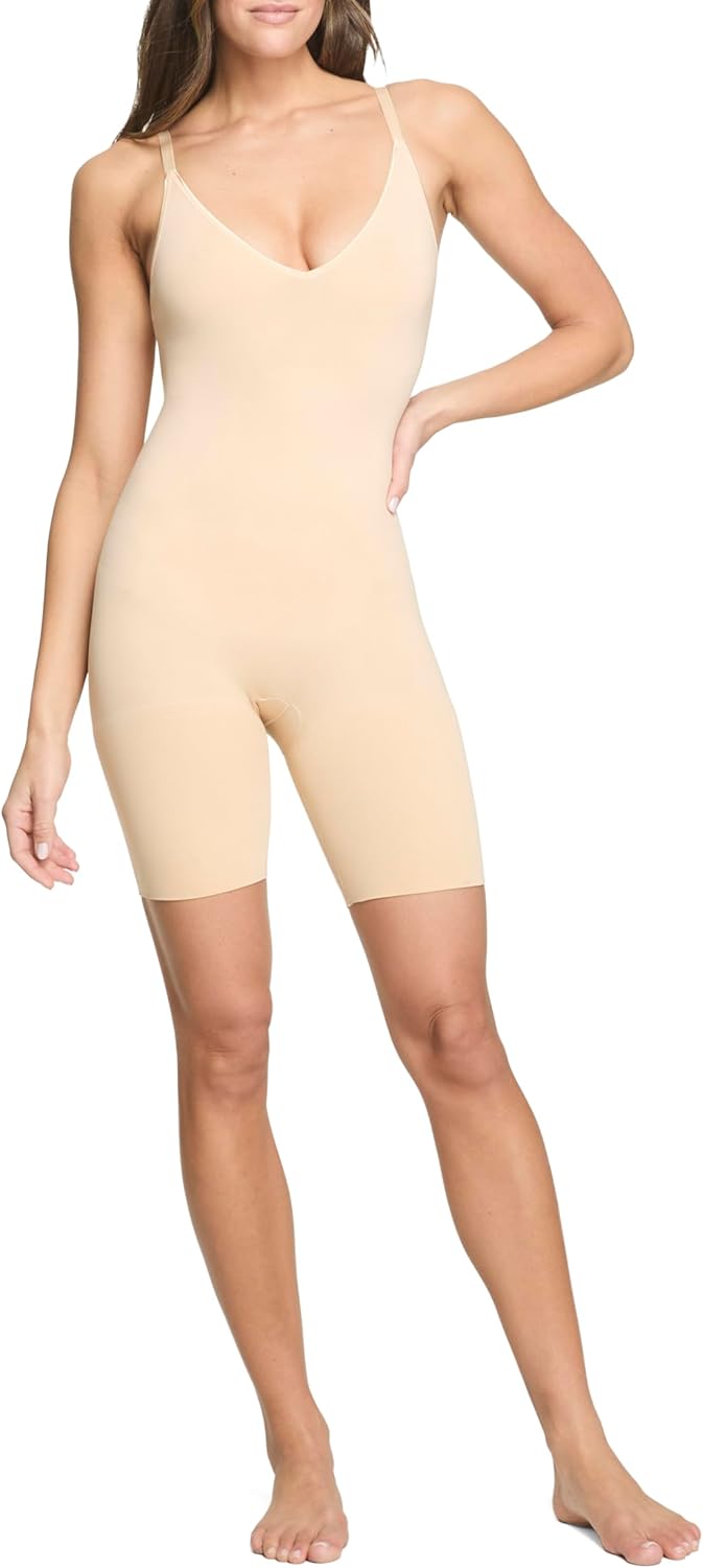 SPANX ASSETS Cami Midthigh Bodysuit for Ultimate Shaping