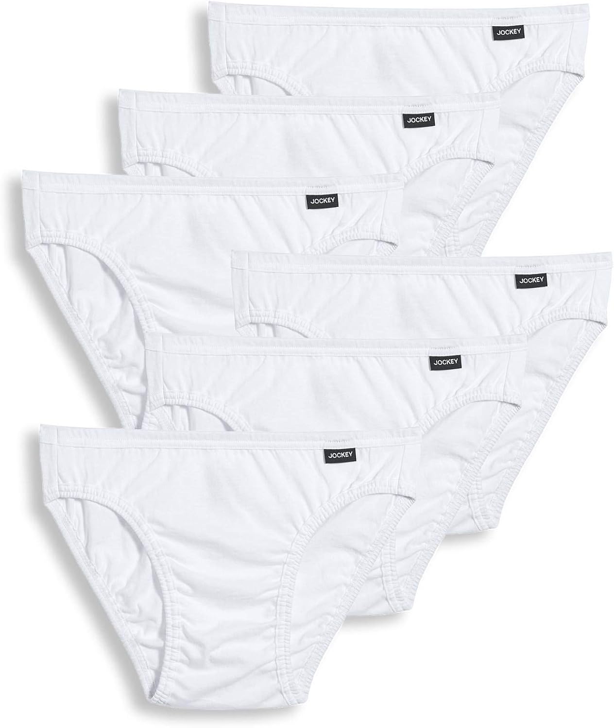 Jockey Men's Elance Bikini - Comfortable 6 Pack Underwear