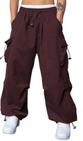 Baggy Cargo Pants Trendy Parachute Harem Joggers for Men - Casual