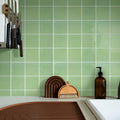 Commomy Thicker Sage Green Peel and Stick Tiles for Home