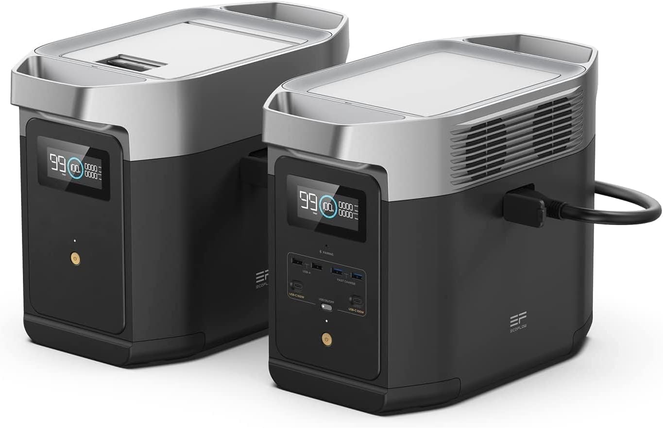 EF ECOFLOW DELTA2 Portable Power Station - Double Capacity Solar Generator