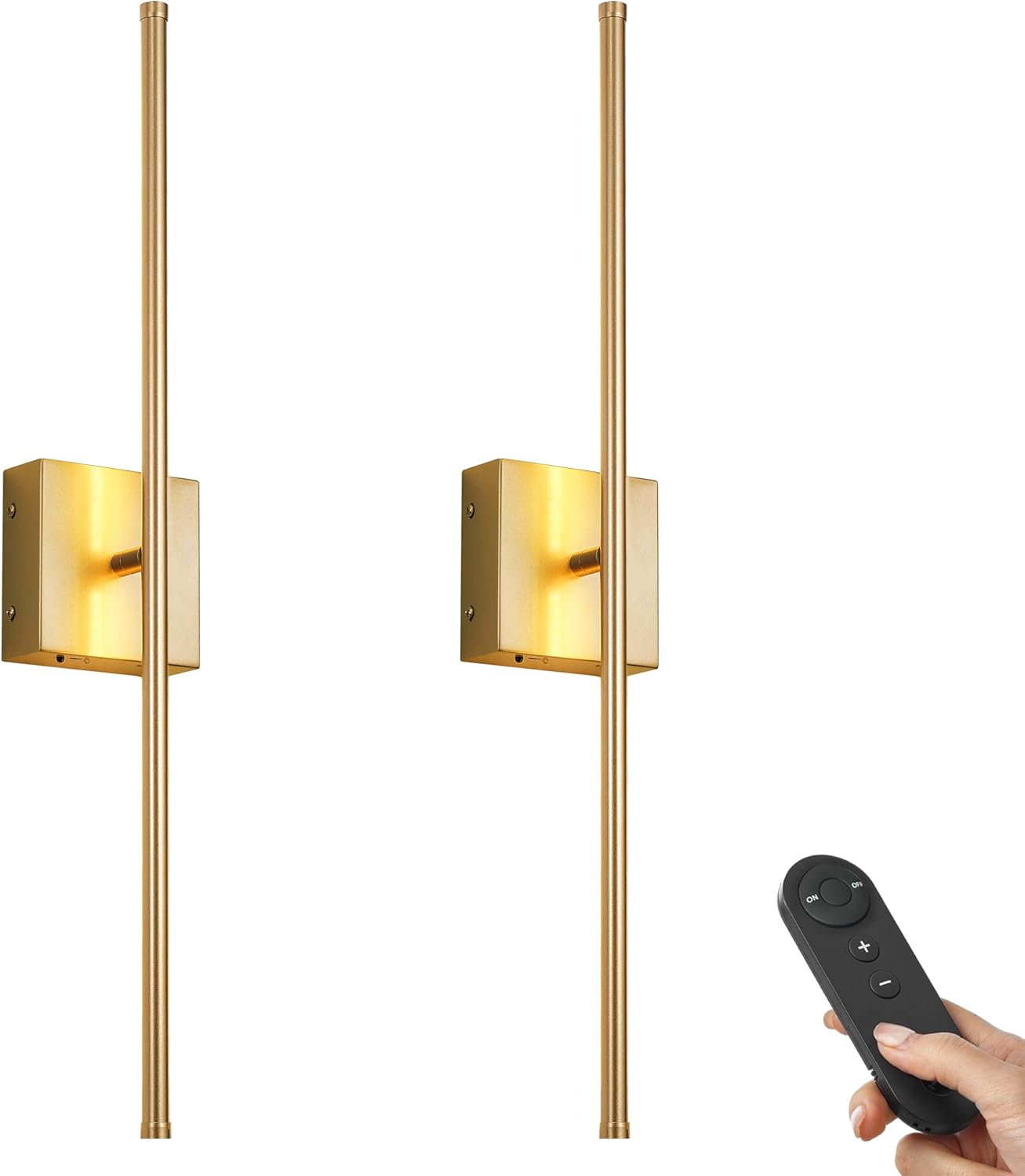 Battery Operated Wall Sconces with Remote Control for Home