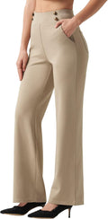 Willit Women's Wide Leg Dress Pants High Waisted Stretch Work Pants if