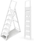 WOA WOA 6 Step Ladder Lightweight Folding Stepladder - Slim Storage
