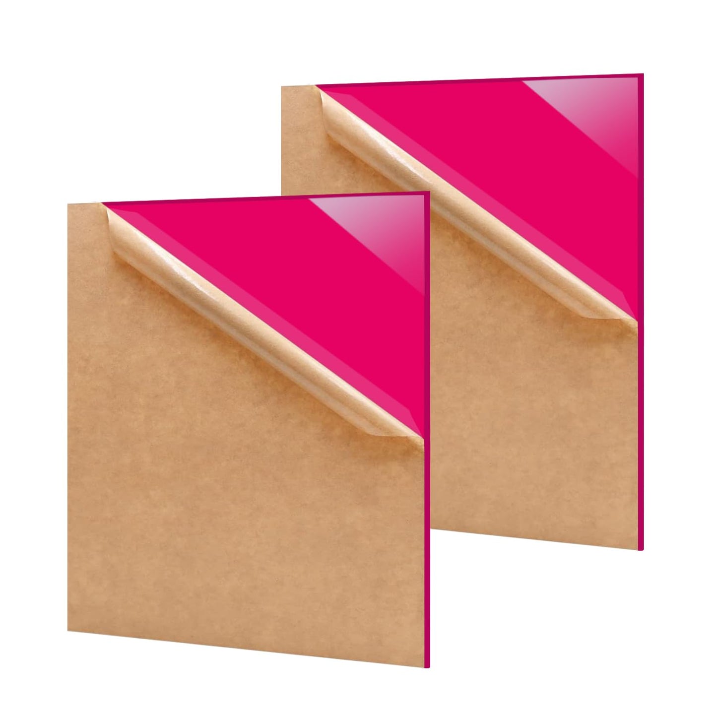 16ft' x 20ft' Opaque Pink Acrylic Sheets for DIY Craft Projects