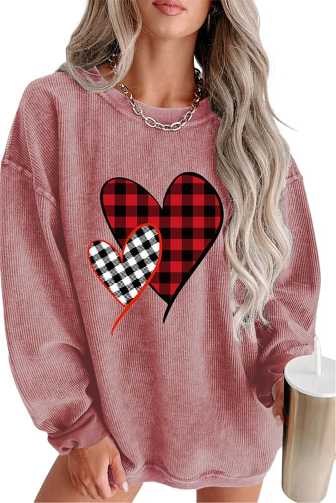 Chvity Corduroy Oversized Sweatshirt - Cozy Chic Style!