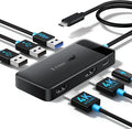USB C Docking Station Dual Monitor 6-in-1 Hub - Compact 4K Dual HDMI