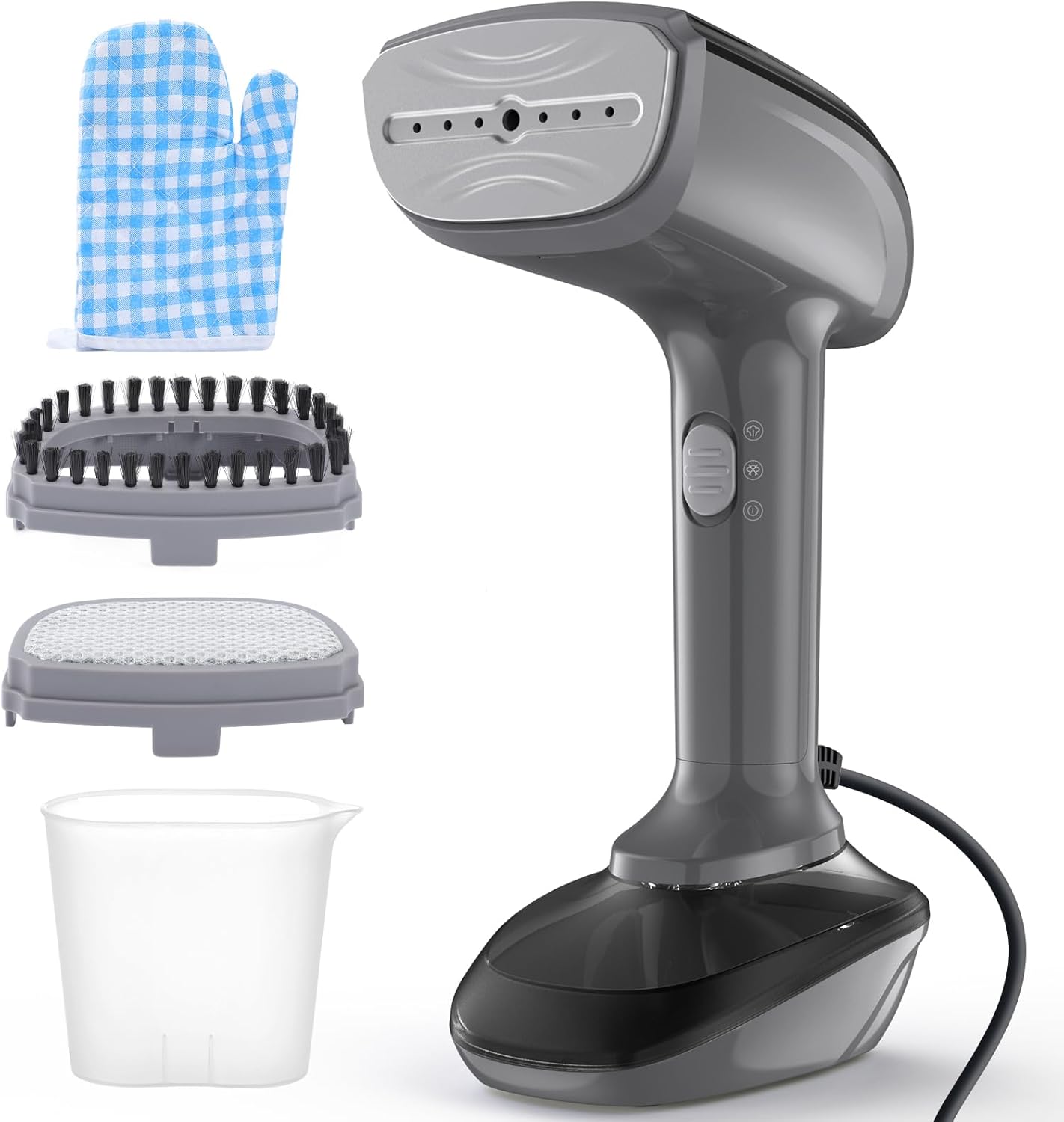 Powerful Handheld Fabric Steamer - 1800W for Quick Wrinkle Removal