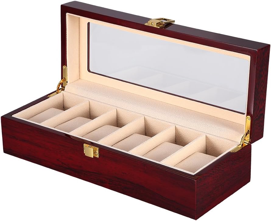 Uten 6-Slot Watch Box - Elegant Watch Display