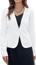 Women Sweater Blazer Cropped Cardigan - Lightweight Knit Layer