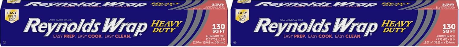 Reynolds Wrap Heavy Duty Aluminum Foil for Cooking and Storing