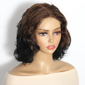 4x4 Wear and Go Glueless Short Wavy Wig T1B/Brown 12 in - Natural