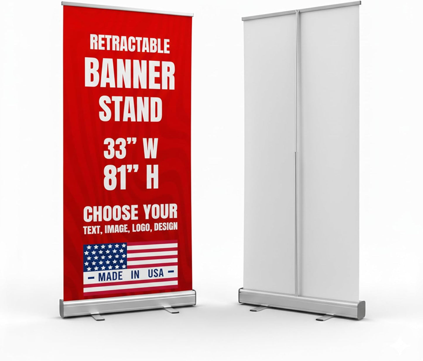 Custom Retractable Banner with Stand for Trade Shows & Events