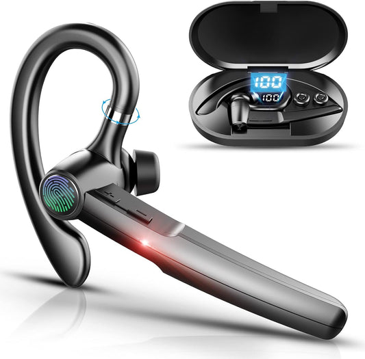 48Hrs Handsfree Bluetooth Earpiece - Crystal Clear Calls!