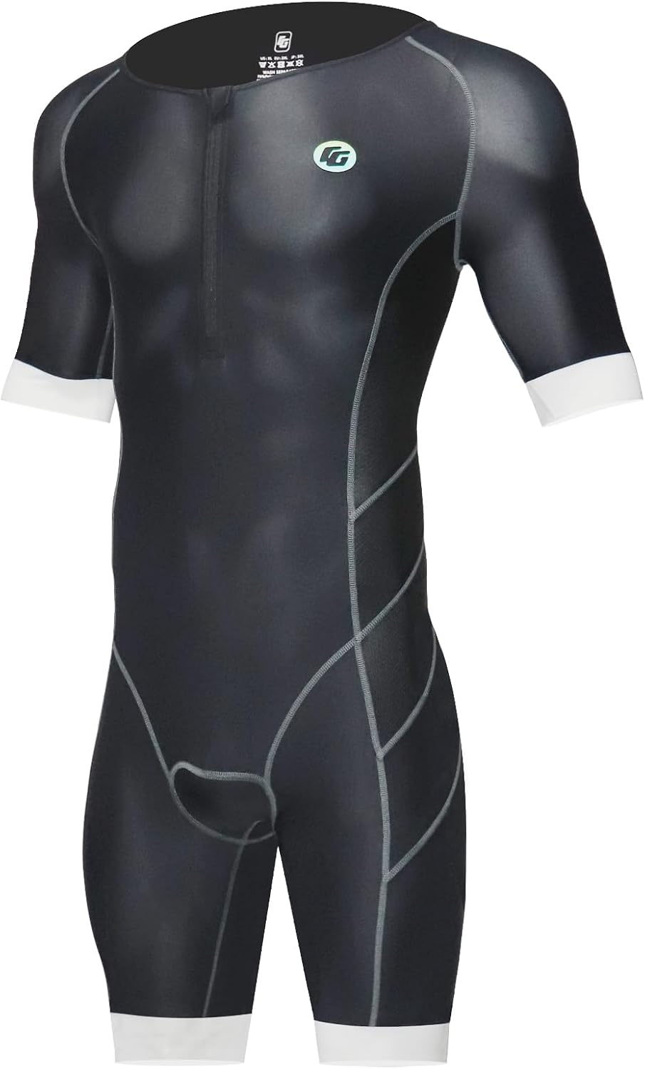 Triathlon Suits Mens One-Piece Sleeveless Trisuits for Athletes