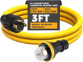3FT NEMA L14-30P to SS2-50R Adapter Cord for RV and Marine Use