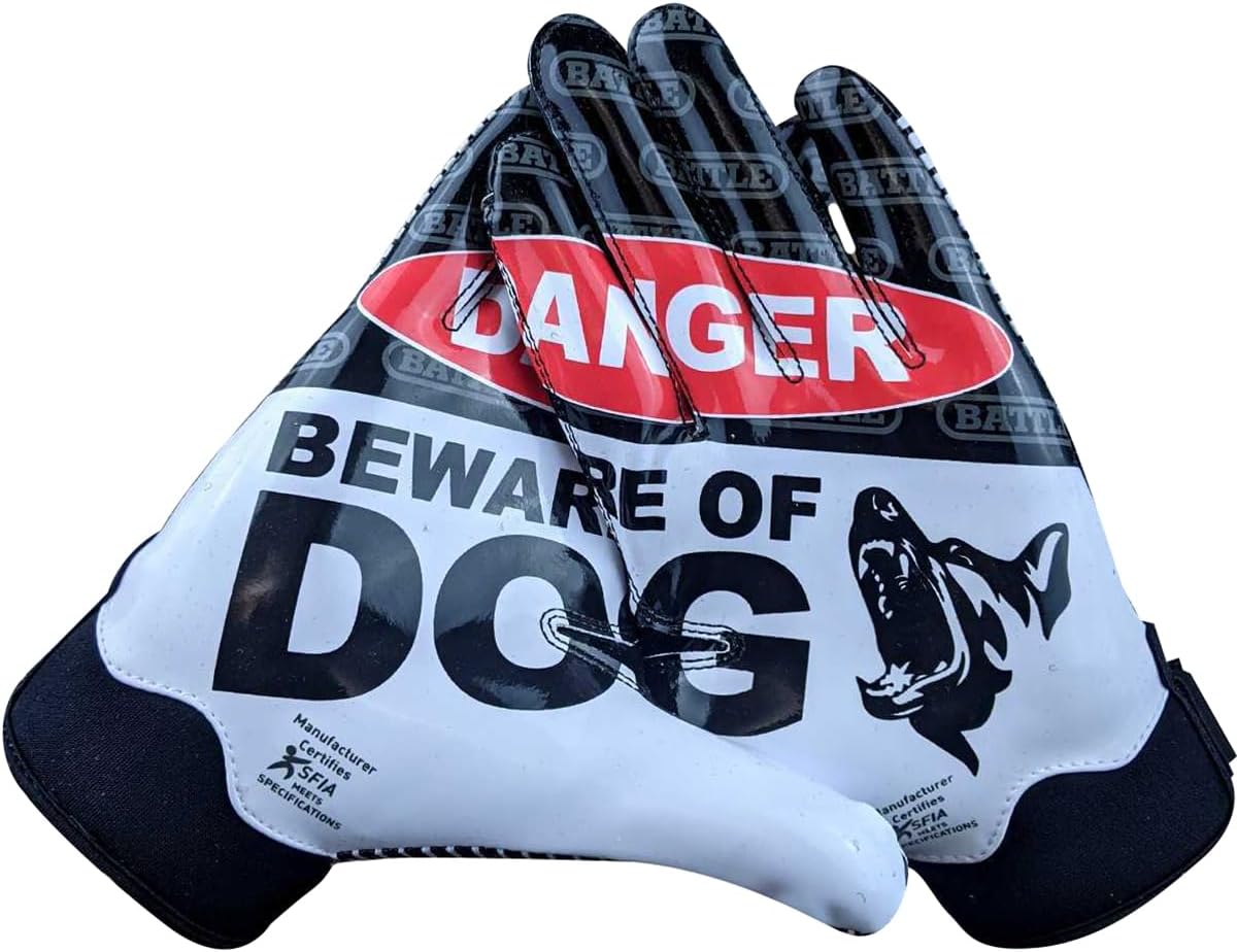 Battle Sports Wide Receiver Football Gloves for Ultimate Grip