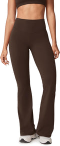 Hugcurve High Waisted Flare Leggings for Women - Bootcut Yoga Pants