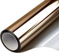 One Way Daytime Mirror Tint Film Brown Silver 41.3 in x 7.8 ft