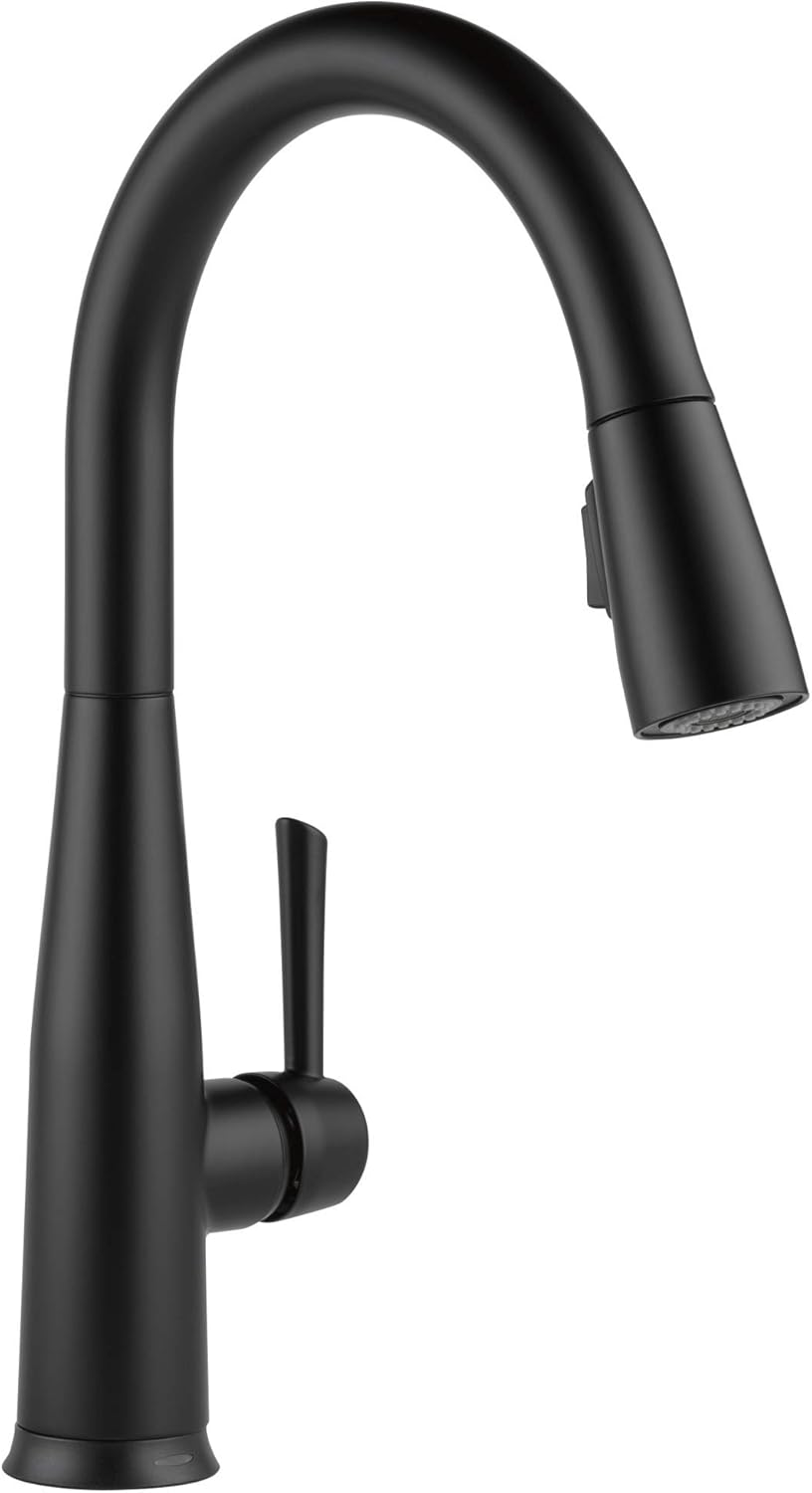 Delta Essa Matte Black Touch Kitchen Faucet with Pull Down Sprayer
